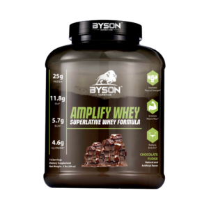 Byson Nutrition Amplify Whey Protein – 5 lbs, Americano Café Mocha flavor